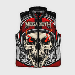 Женский жилет Megadeth, цвет: 3D-светло-серый