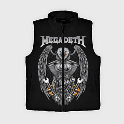 Женский жилет Megadeth, цвет: 3D-черный