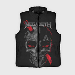 Женский жилет Megadeth, цвет: 3D-светло-серый