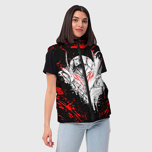 Женский жилет BERSERK / 3D-Светло-серый – фото 3