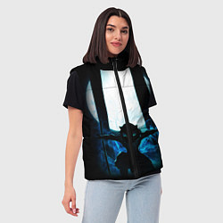 Женский жилет KIMETSU NO YAIBA, цвет: 3D-черный — фото 2