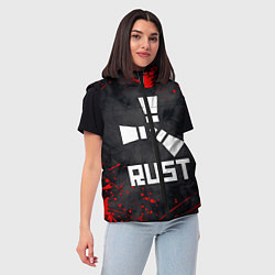 Женский жилет RUST, цвет: 3D-красный — фото 2