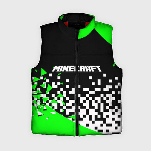 Женский жилет Minecraft / 3D-Красный – фото 1