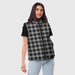 Женский жилет Шотландка, цвет: 3D-черный — фото 2