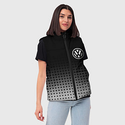 Женский жилет Volkswagen, цвет: 3D-красный — фото 2