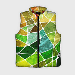 Женский жилет Мозаика, цвет: 3D-красный