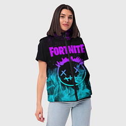 Женский жилет FORTNITE X TRAVIS SCOTT, цвет: 3D-черный — фото 2
