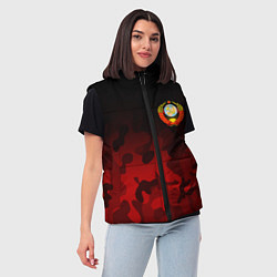 Женский жилет СССР, цвет: 3D-черный — фото 2