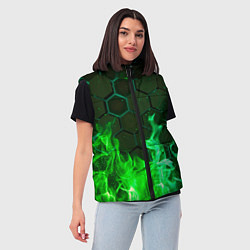 Женский жилет Fire, цвет: 3D-красный — фото 2