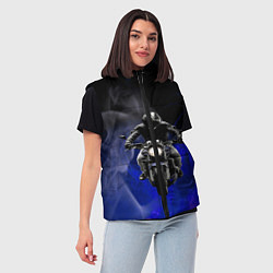 Женский жилет МОТОЦИКЛЫ, цвет: 3D-черный — фото 2