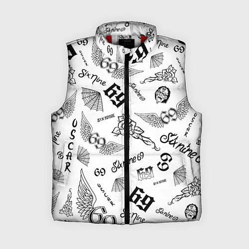 Женский жилет 6IX9INE / 3D-Красный – фото 1