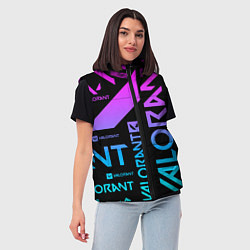 Женский жилет Valorant, цвет: 3D-черный — фото 2