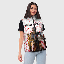 Женский жилет GOD OF WAR, цвет: 3D-светло-серый — фото 2