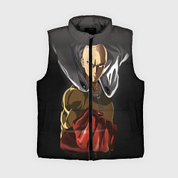 Женский жилет One Punch Man, цвет: 3D-черный