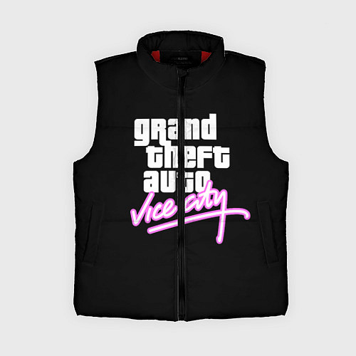 Женский жилет GTA VICE CITY / 3D-Красный – фото 1