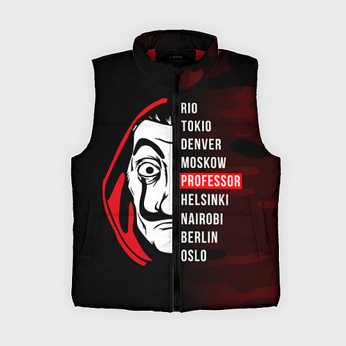 Женский жилет La Casa de Papel Z / 3D-Красный – фото 1