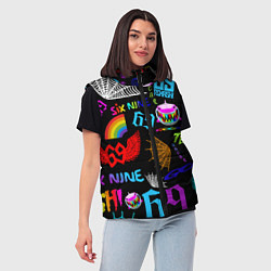 Женский жилет 6IX9INE, цвет: 3D-светло-серый — фото 2