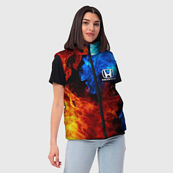 Женский жилет HONDA, цвет: 3D-красный — фото 2