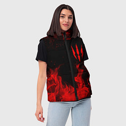 Женский жилет ВЕДЬМАК 3 ГЕРАЛЬТ КОГОТЬ, цвет: 3D-черный — фото 2