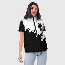 Женский жилет BILLIE EILISH БИЛЛИ АЙЛИШ, цвет: 3D-светло-серый — фото 2