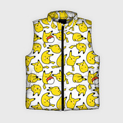 Женский жилет Пикачу, цвет: 3D-светло-серый