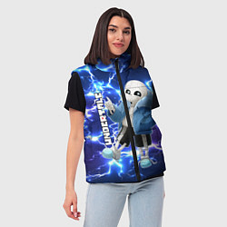 Женский жилет UNDERTALE АНДЕРТЕЙЛ, цвет: 3D-красный — фото 2