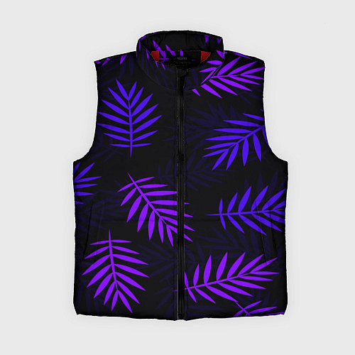 Женский жилет НЕОНОВЫЕ ТРОПИКИ / 3D-Красный – фото 1