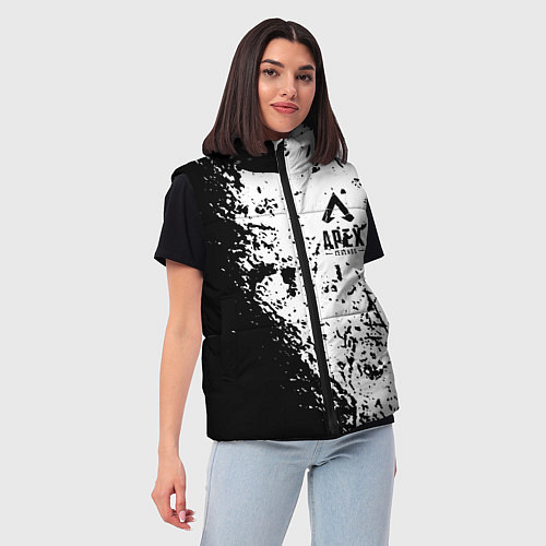 Женский жилет Apex Legends / 3D-Светло-серый – фото 3