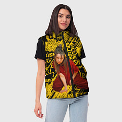 Женский жилет Billie Eilish, цвет: 3D-красный — фото 2