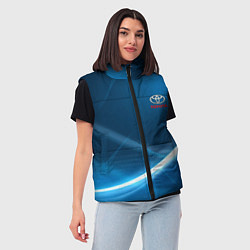Женский жилет TOYOTA, цвет: 3D-светло-серый — фото 2