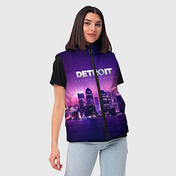 Женский жилет Detroit Become Human S, цвет: 3D-черный — фото 2