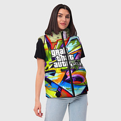 Женский жилет GTA:5, цвет: 3D-красный — фото 2