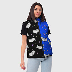 Женский жилет КИСЫ, цвет: 3D-светло-серый — фото 2