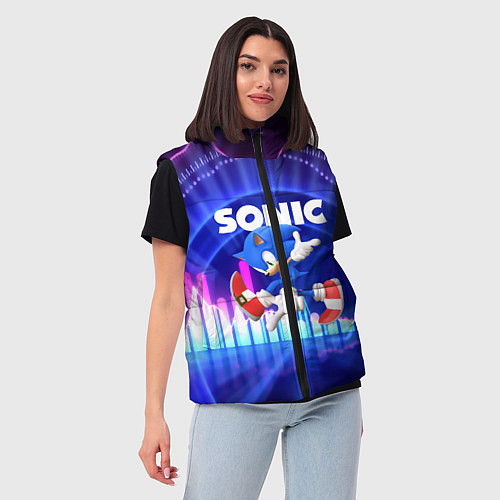 Женский жилет SONIC СОНИК / 3D-Светло-серый – фото 3