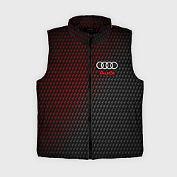 Женский жилет AUDI АУДИ, цвет: 3D-черный