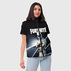 Женский жилет FORTNITE, цвет: 3D-черный — фото 2