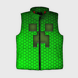 Женский жилет Крипер из игры Minecraft, цвет: 3D-красный
