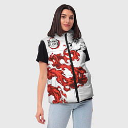 Женский жилет Клинок, рассекающий демонов, цвет: 3D-красный — фото 2