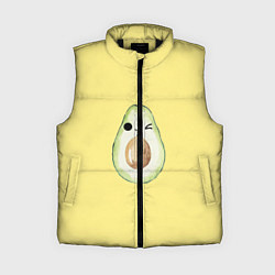 Женский жилет Авокадо, цвет: 3D-черный