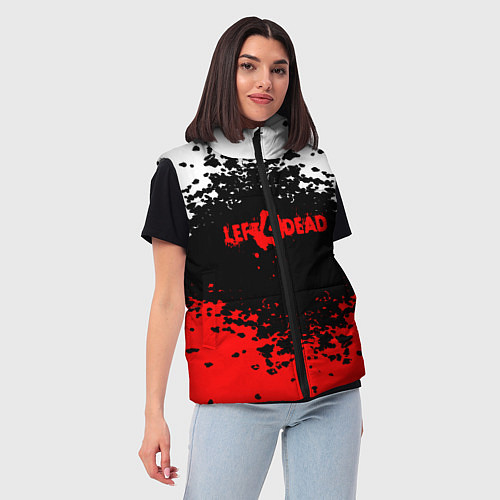 Женский жилет Left 4 Dead / 3D-Светло-серый – фото 3