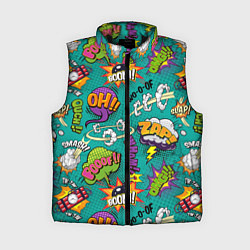 Женский жилет Pop art comics