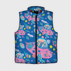 Женский жилет Рик и Морти в полете, цвет: 3D-красный