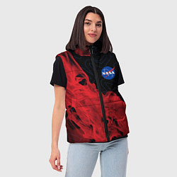 Женский жилет NASA НАСА, цвет: 3D-красный — фото 2