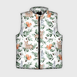 Женский жилет Лесные животные