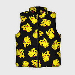 Женский жилет Веселый пикачу, цвет: 3D-красный