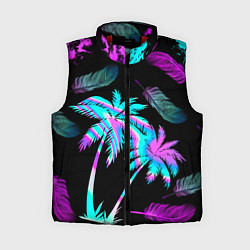 Женский жилет Неоновое лето, цвет: 3D-красный