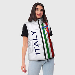 Женский жилет СБОРНАЯ ИТАЛИИ, цвет: 3D-красный — фото 2