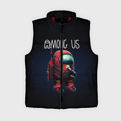 Женский жилет AMONG US, цвет: 3D-красный