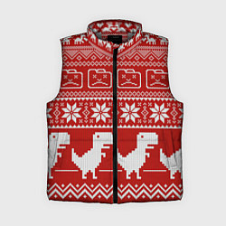 Женский жилет Вязаный рисунок, цвет: 3D-светло-серый