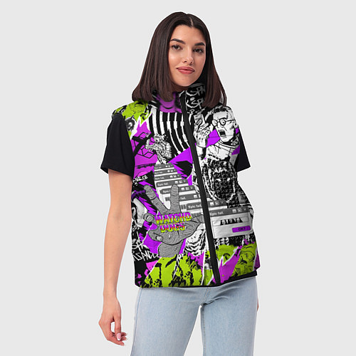 Женский жилет Watch Dogs: Legion / 3D-Светло-серый – фото 3